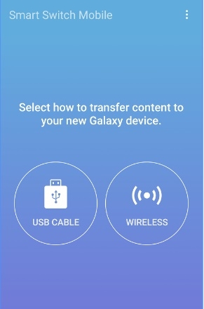 samsung smart switch transfer modes