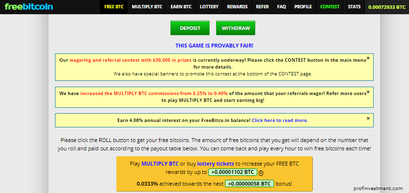 заработок Биткоинов на краны