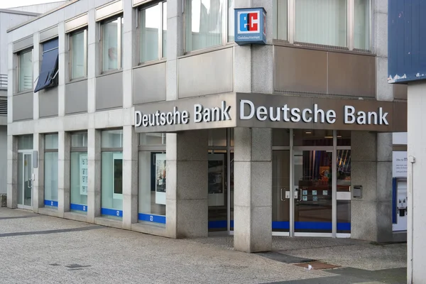Филиал банка Deutsche — стоковое фото