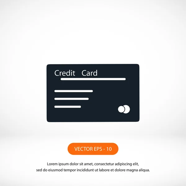 Кредитной карты векторные иконки — стоковое фото