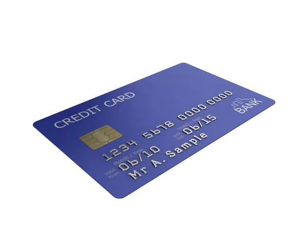 Иллюстрация кредитной карты — стоковое фото