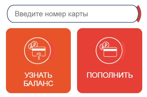 Форма проверки баланса на официальном сайт strelkacard.ru