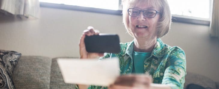 Mobile check deposit lets you deposit checks anywhere you have your phone