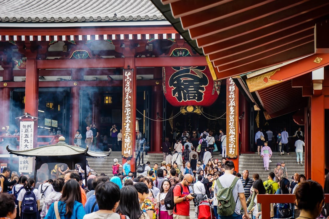 Asakusa Temple in Tokyo - Japan on a Budget