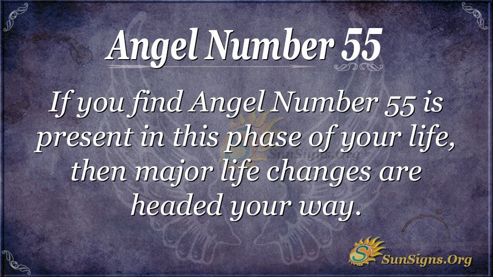 Angel Number 55